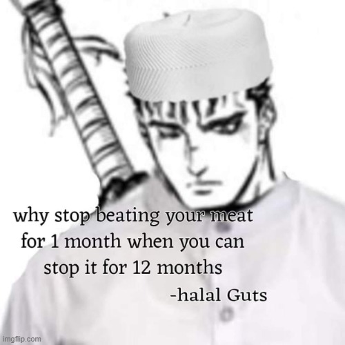 Halal guts Blank Meme Template