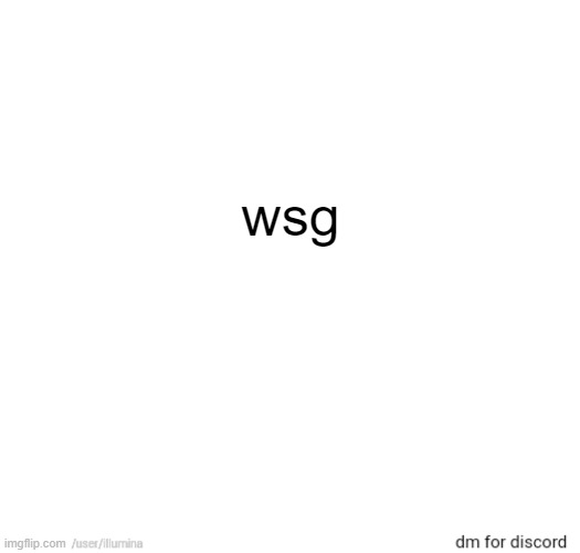 wsg | made w/ Imgflip meme maker