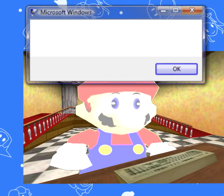 High Quality SMG4 Windows Message Blank Meme Template