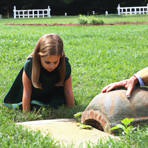 High Quality Ivanka burrying her dad using a tortoiseshell Blank Meme Template