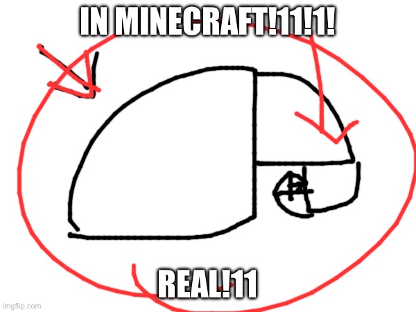 IN MINECRAFT!11!1! REAL!11 | made w/ Imgflip meme maker