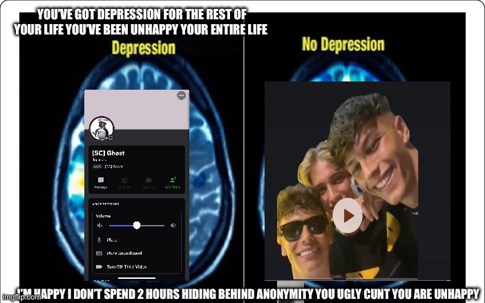 You are unhappy you spend 2 hours pretending to laugh when you a Blank Meme Template