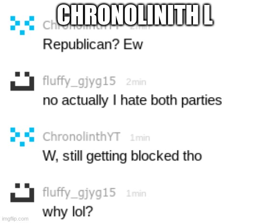 CHRONOLINITH L | made w/ Imgflip meme maker