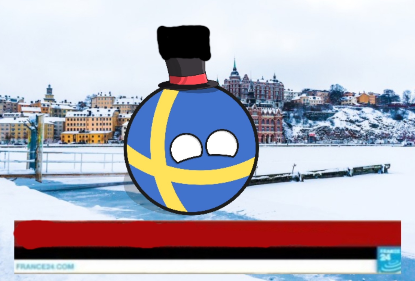 High Quality Sweden Breaking News Blank Meme Template