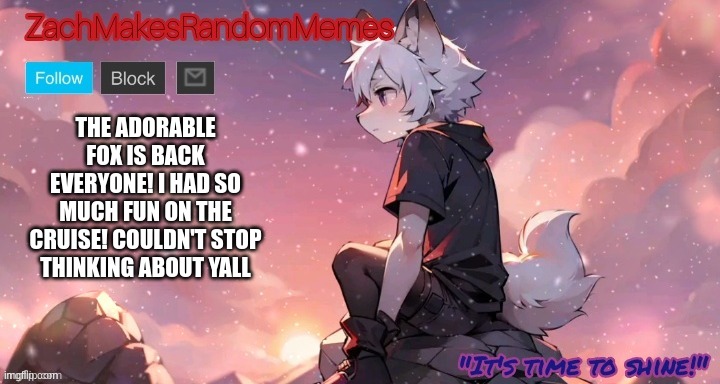 I’m back Blank Meme Template