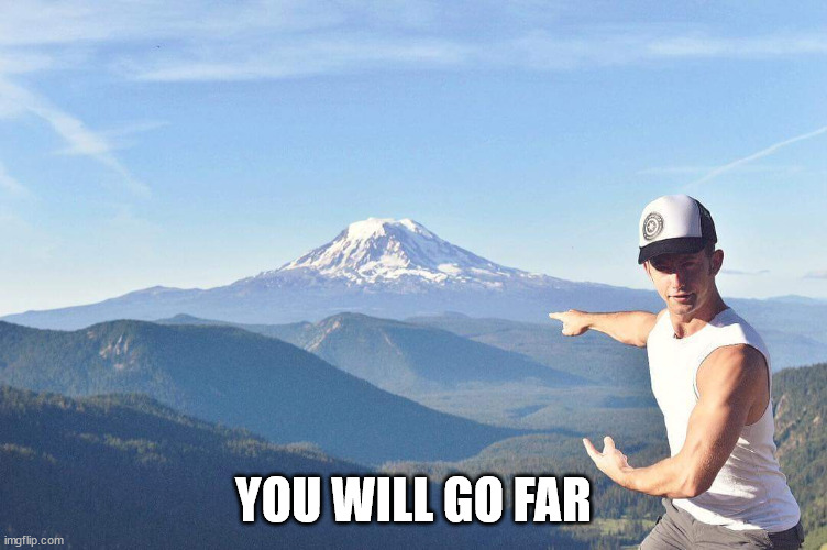 Go that way | YOU WILL GO FAR | image tagged in go that way | made w/ Imgflip meme maker