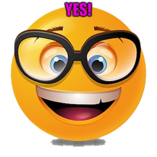 YES! | image tagged in happy face | made w/ Imgflip meme maker