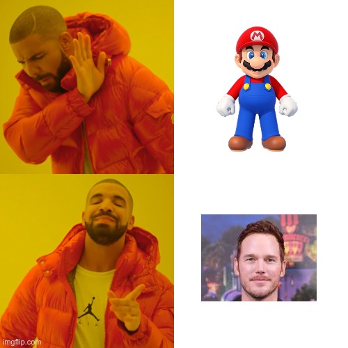 chris pratts new daddy is shuntaro furukaru | image tagged in memes,drake hotline bling | made w/ Imgflip meme maker