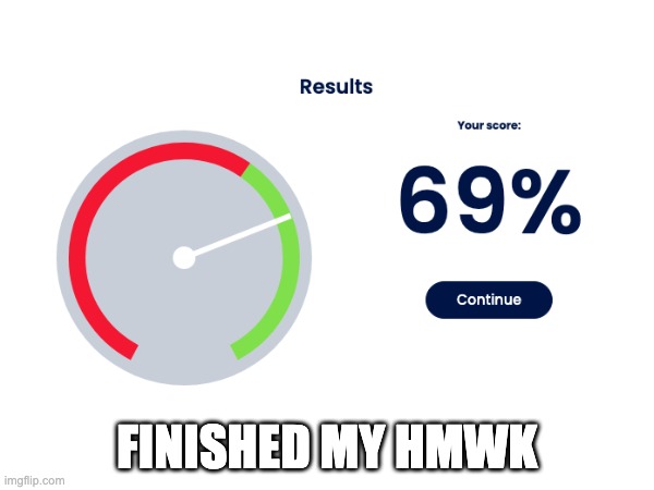 FINISHED MY HMWK | made w/ Imgflip meme maker