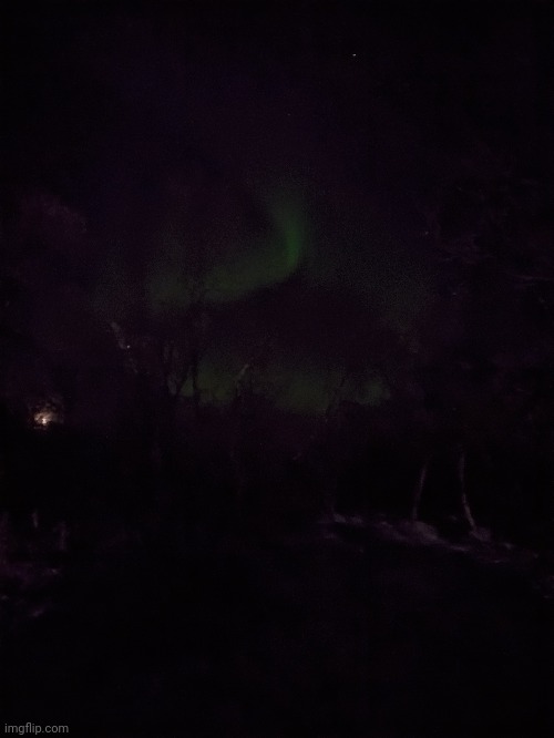 I'm not so good w this shi but this pic of northern lights succeed better than before... | made w/ Imgflip meme maker