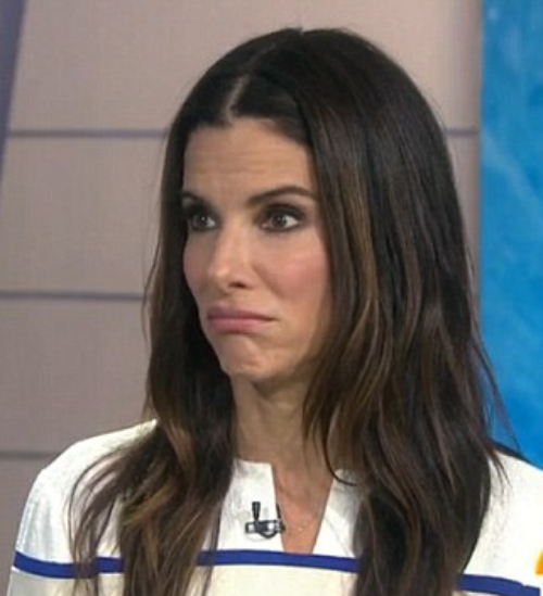 SANDRA BULLOCK EWW FACE Blank Meme Template