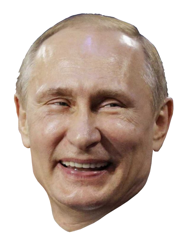 High Quality Laughing Putin Blank Meme Template