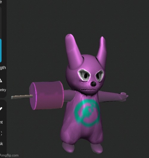 Stupid fucking vaxcat 3d model Blank Meme Template