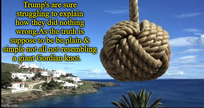 Trump's tangled web Blank Meme Template