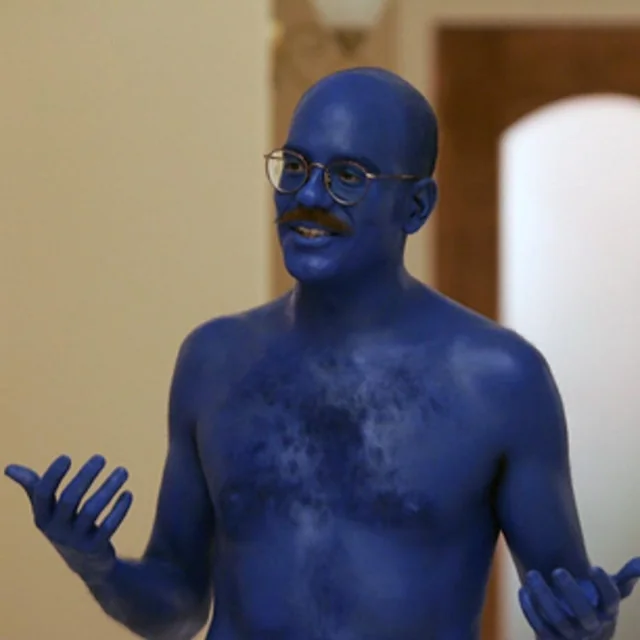 High Quality Blue Tobias Funke Blank Meme Template