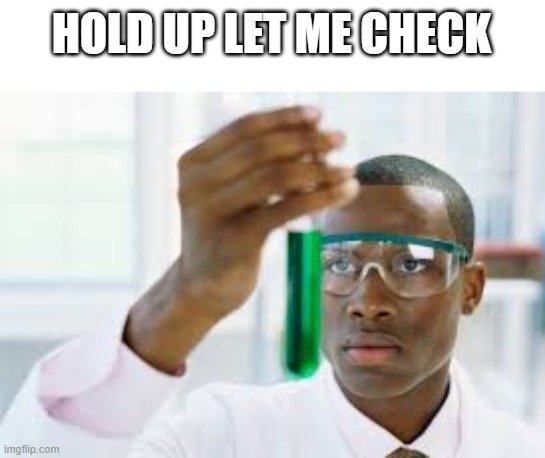 FINALLY | HOLD UP LET ME CHECK | image tagged in finally | made w/ Imgflip meme maker