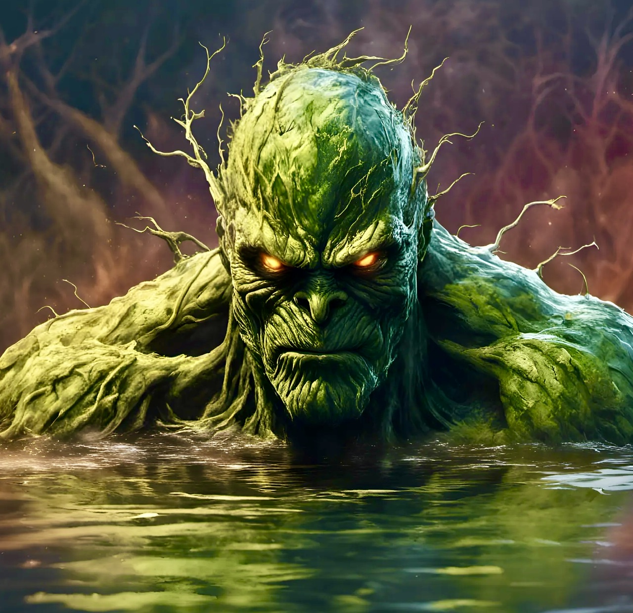 High Quality Swamp Thing Blank Meme Template