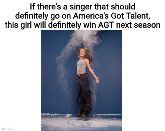 #ZoéforAGTSeason19 | If there's a singer that should definitely go on America's Got Talent, this girl will definitely win AGT next season | image tagged in make your own meme,memes,agt,singer,zoe clauzure,france | made w/ Imgflip meme maker