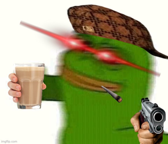 ye boi needs choccy milk.  YA DESERVE IT!!!!!!! | image tagged in pepe the frog punching,choccy milk | made w/ Imgflip meme maker