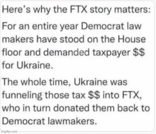 FTX SCANDAL | image tagged in money,ukraine,democrats,rino,republicans,political meme | made w/ Imgflip meme maker