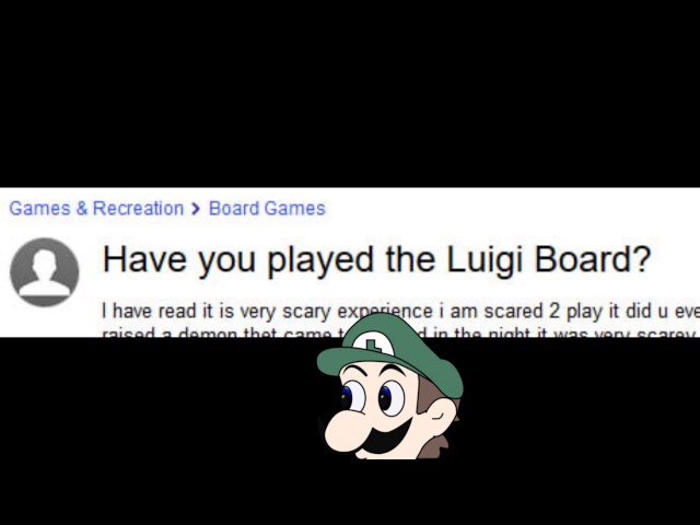 Luigi board Blank Meme Template