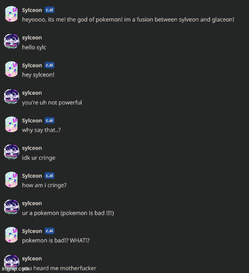 i made a sylceon c.ai bot | made w/ Imgflip meme maker