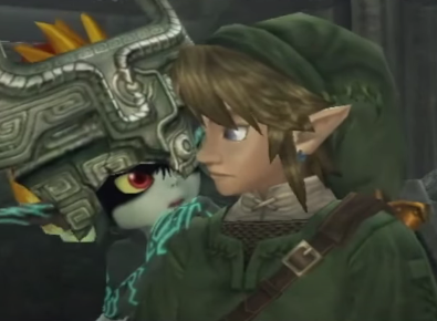 Midna and Link Blank Meme Template