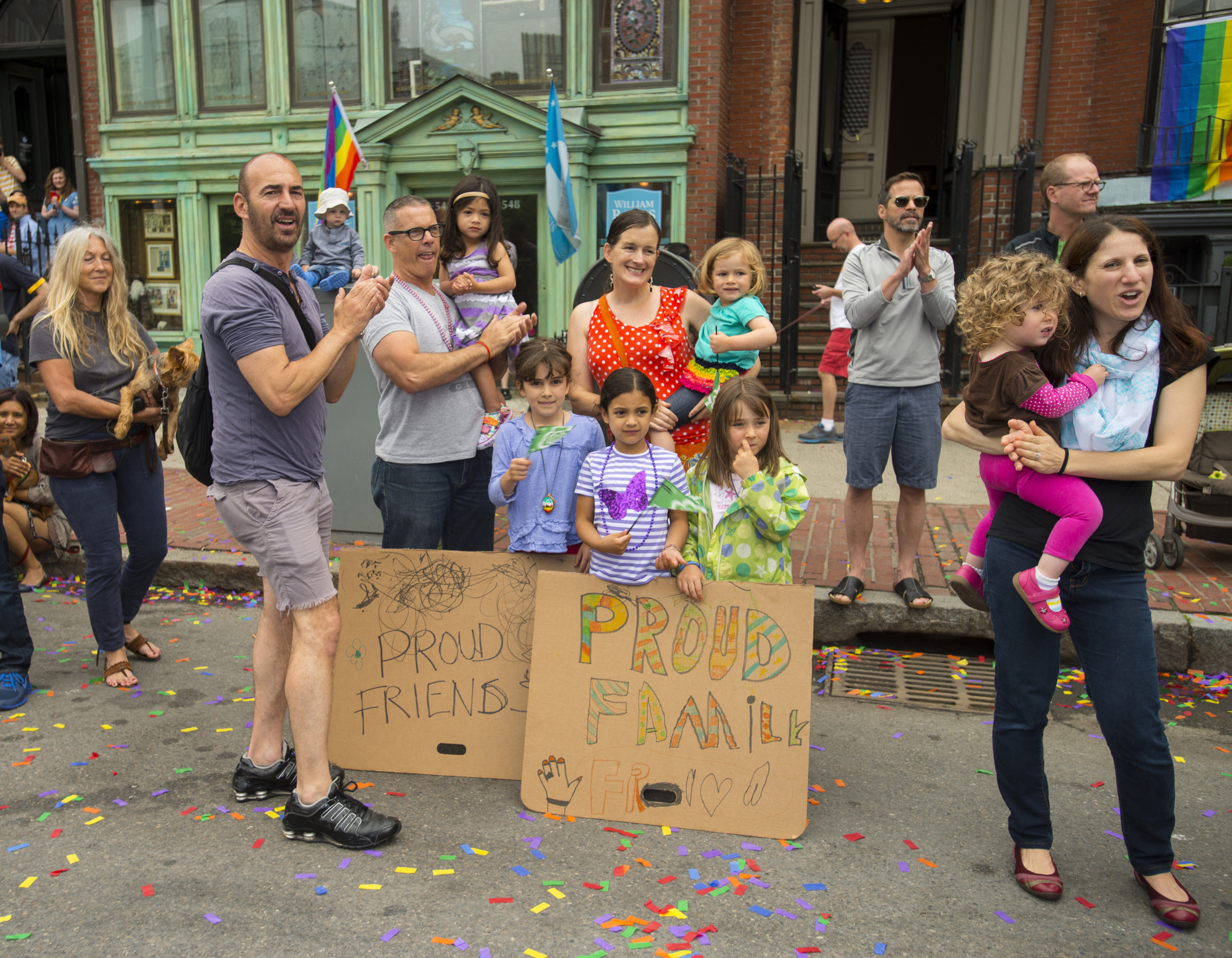 High Quality kids gay parade Blank Meme Template