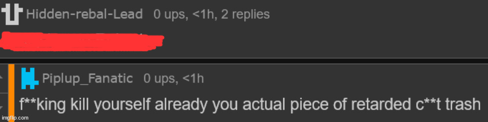 context: he leaked my friend's full name (Blook: Comments are off bc of F) | made w/ Imgflip meme maker