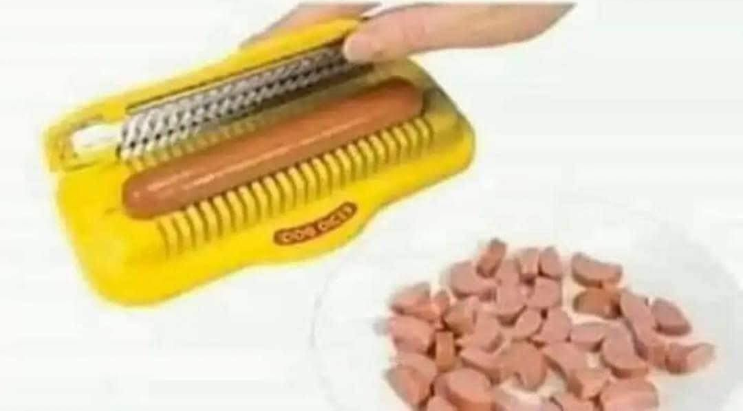 hotdog slicer Blank Meme Template