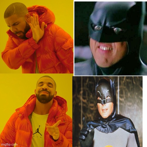 Batsmen | image tagged in memes,drake hotline bling | made w/ Imgflip meme maker