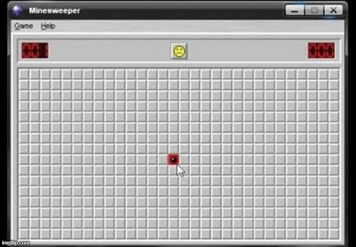 Minesweeper | image tagged in minesweeper | made w/ Imgflip meme maker