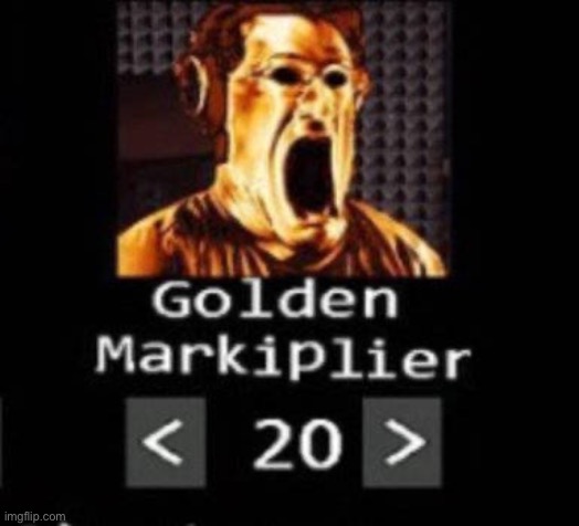 Golden Markiplier | image tagged in golden markiplier | made w/ Imgflip meme maker