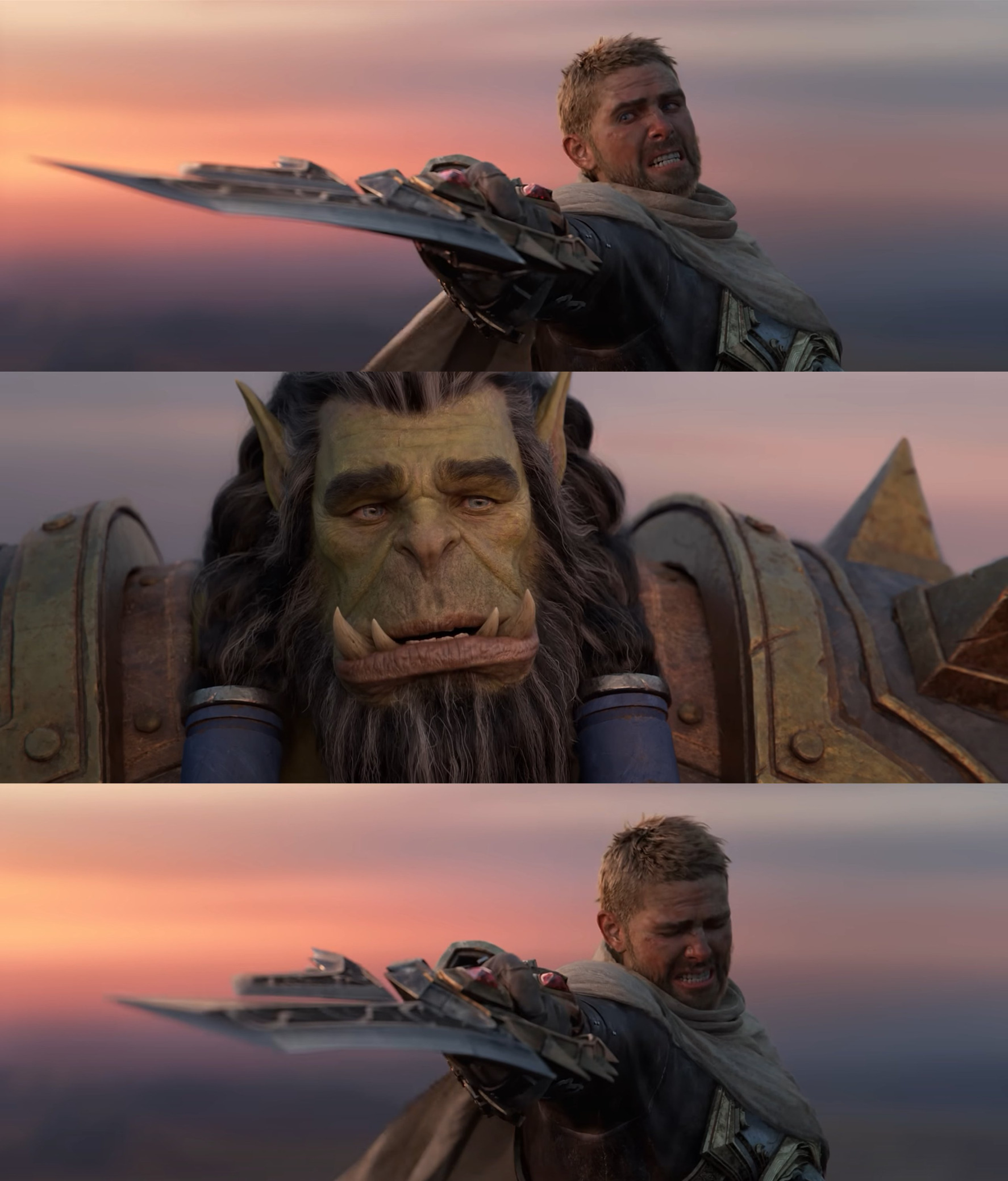 High Quality Warcraft Anduin Blank Meme Template