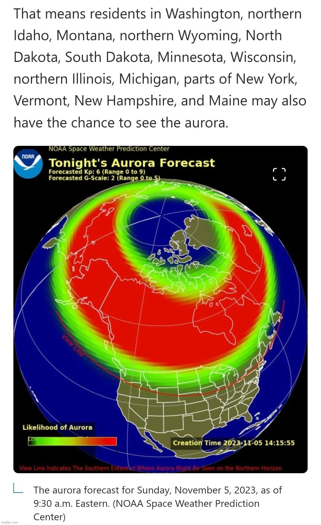 Tonight's Aurora Borealis | image tagged in aurora,northern lights,aurora borealis,tonight | made w/ Imgflip meme maker