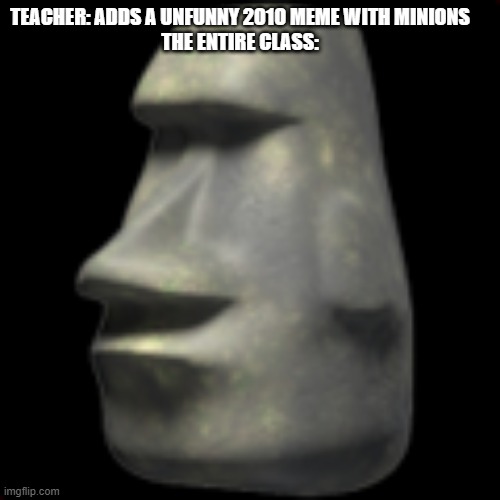Moai > any other emoji that's not a moai - Imgflip