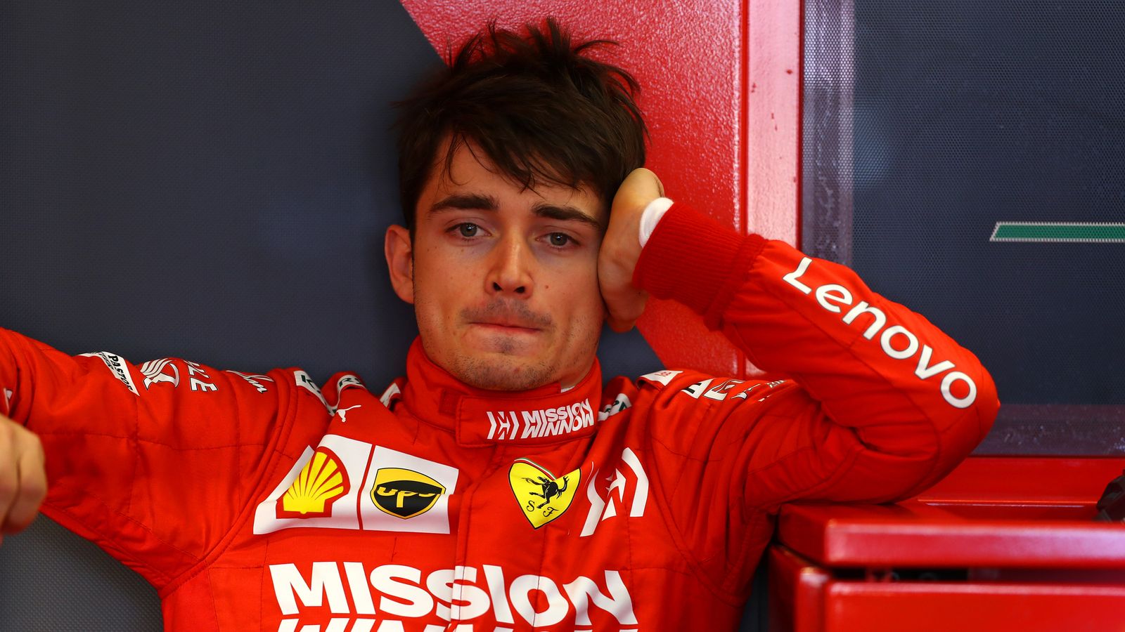 High Quality Sad Charles Leclerc Blank Meme Template