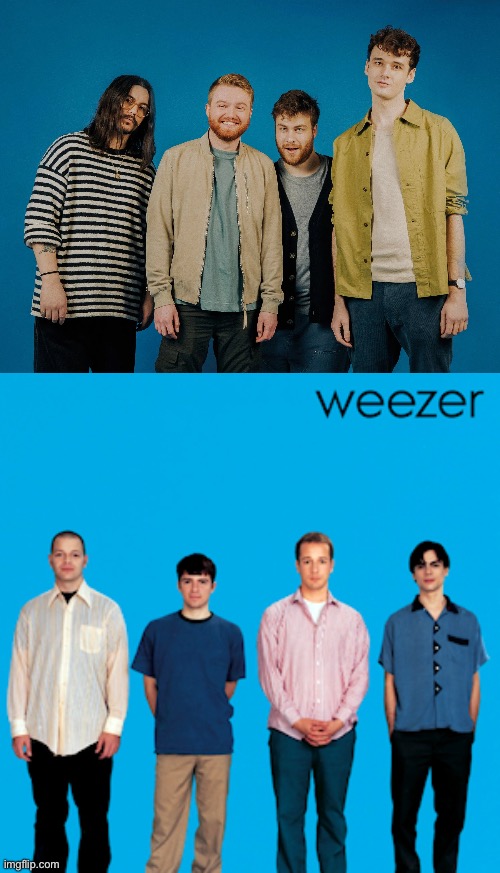 Am I the only one who noticed this | image tagged in weezer | made w/ Imgflip meme maker
