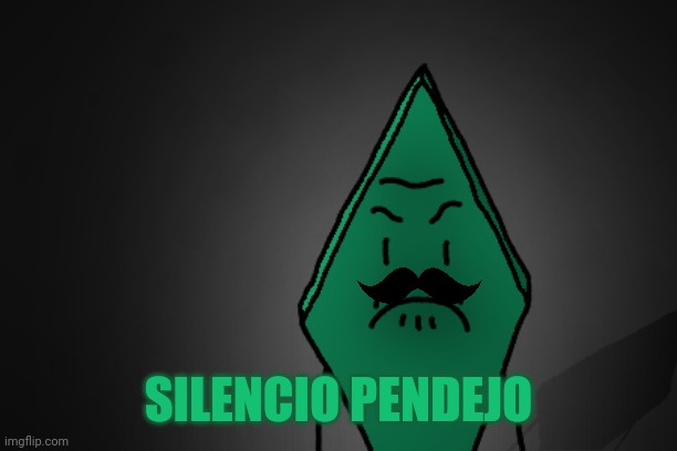 Angry Rhombus | SILENCIO PENDEJO | image tagged in angry rhombus,spanish | made w/ Imgflip meme maker