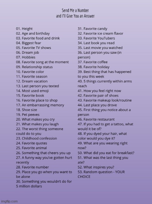 im bored | image tagged in send me a number | made w/ Imgflip meme maker