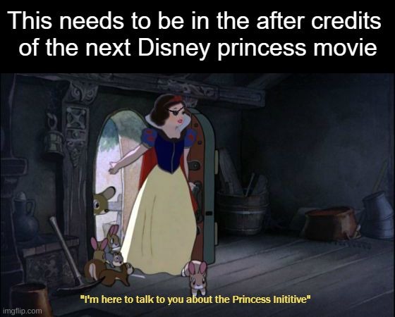 Credits to whomever acc made this :) | image tagged in repost,avengers,disney princesses | made w/ Imgflip meme maker