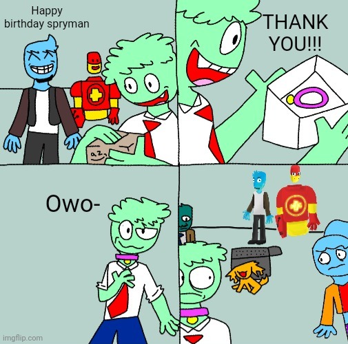 Stupid ass comic I drew based on a different one | made w/ Imgflip meme maker
