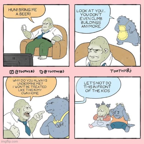 The Kong and Godzilla argument | image tagged in argument,argue,godzilla,kong,comics,comics/cartoons | made w/ Imgflip meme maker