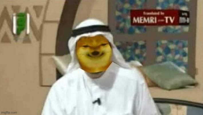 E | image tagged in muslim arab doge | made w/ Imgflip meme maker
