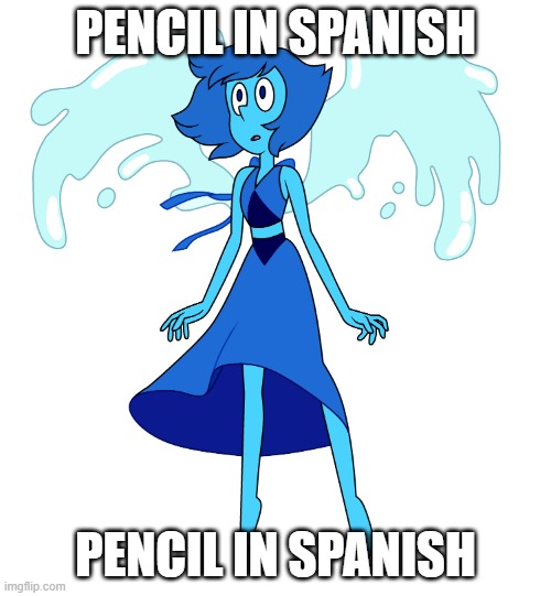 pencil in spanish Imgflip