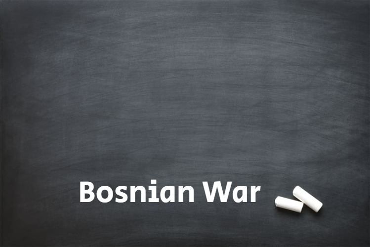 Black Chalkboard | Bosnian War | image tagged in black chalkboard,slavic,bosnian war | made w/ Imgflip meme maker