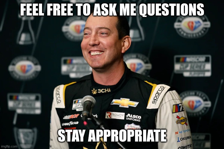 FEEL FREE TO ASK ME QUESTIONS; STAY APPROPRIATE | made w/ Imgflip meme maker