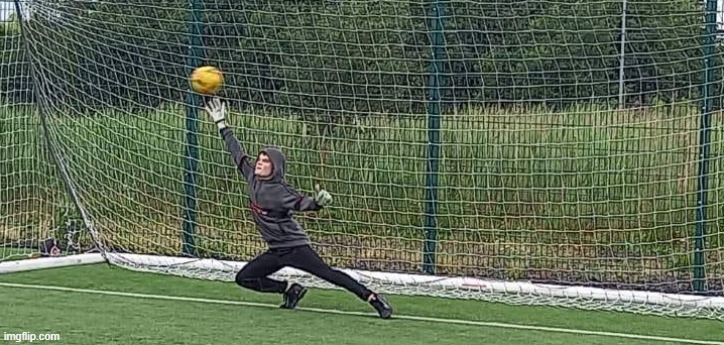 I'm a pretty decent goalkeeper | made w/ Imgflip meme maker