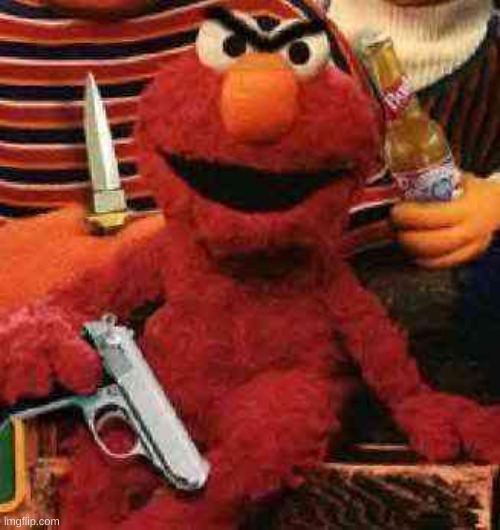 Gangsta Elmo | image tagged in gangsta elmo | made w/ Imgflip meme maker