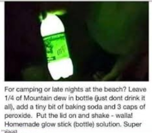 Mountain Dew: Radioactive Radiance | made w/ Imgflip meme maker